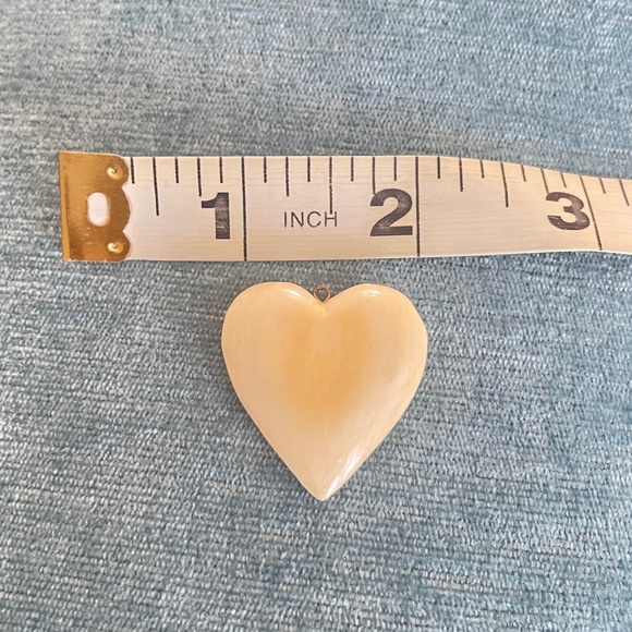 Ivory heart pendant - Picture 4 of 4